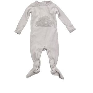L'ovedbaby Organic Velveteen Cloud Footed Sleeper